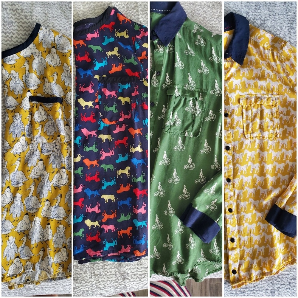 Anthropologie Maeve Blouse Bundle